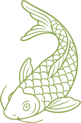 koi fish logo